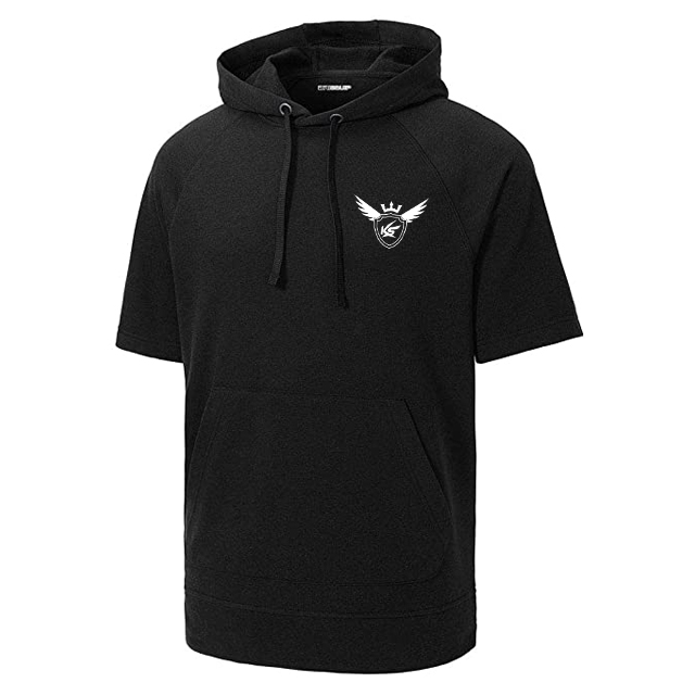 Half discount sleeve hoodie